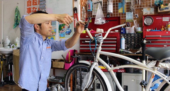 自転車屋仕事体感